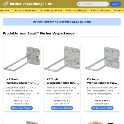 Screenshot bücher-verpackungen.de