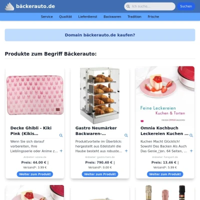 Screenshot bäckerauto.de