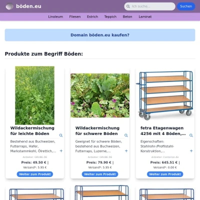 Screenshot böden.eu