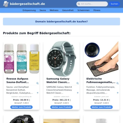 Screenshot bädergesellschaft.de