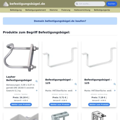Screenshot befestigungsbügel.de