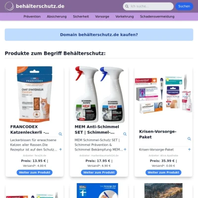 Screenshot behälterschutz.de