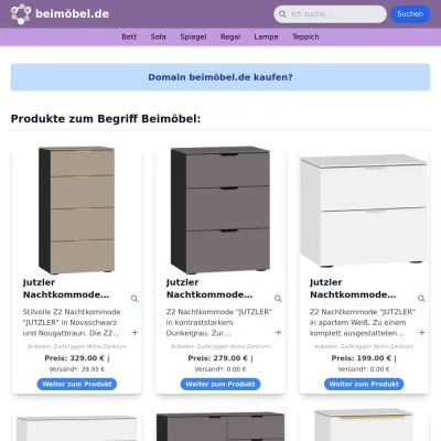 Screenshot beimöbel.de