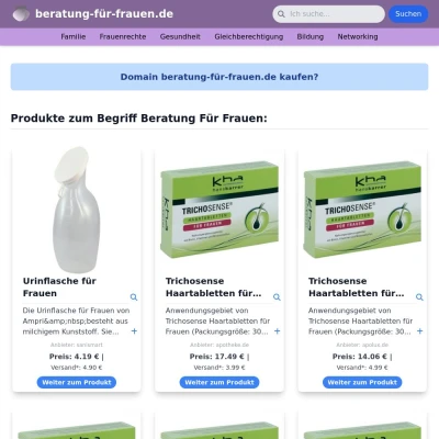 Screenshot beratung-für-frauen.de