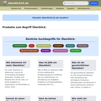 Screenshot überblick24.de