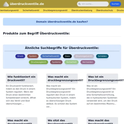 Screenshot überdruckventile.de