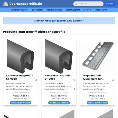 Screenshot übergangsprofile.de