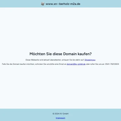 Screenshot überholz.de