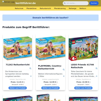 Screenshot berittführer.de