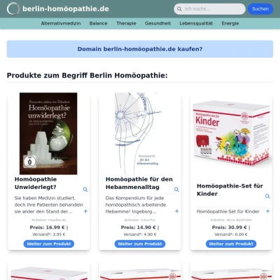 Screenshot berlin-homöopathie.de