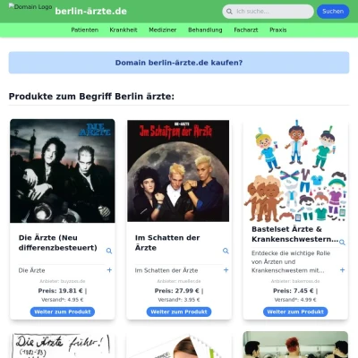 Screenshot berlin-ärzte.de