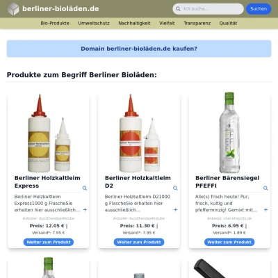 Screenshot berliner-bioläden.de