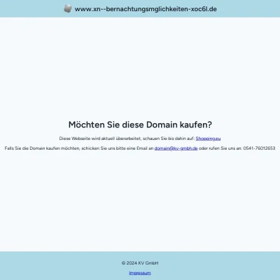 Screenshot übernachtungsmöglichkeiten.de