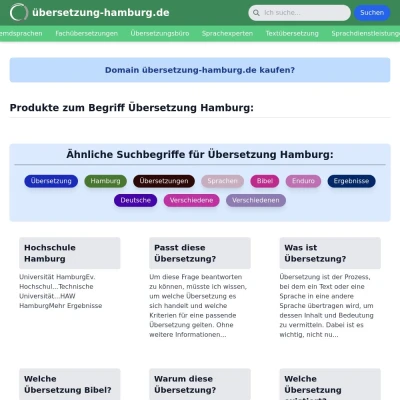 Screenshot übersetzung-hamburg.de