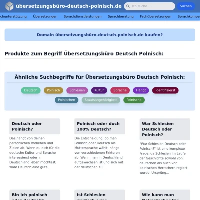 Screenshot übersetzungsbüro-deutsch-polnisch.de