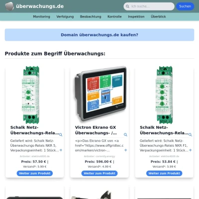 Screenshot überwachungs.de