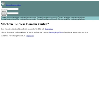 Screenshot überwachungsdruck.de