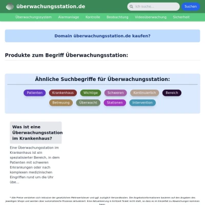 Screenshot überwachungsstation.de