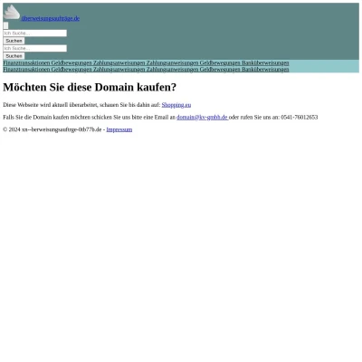 Screenshot überweisungsaufträge.de