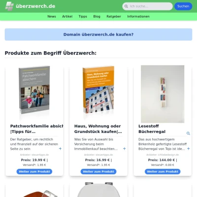 Screenshot überzwerch.de