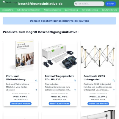 Screenshot beschäftigungsinitiative.de