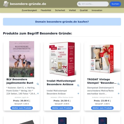 Screenshot besondere-gründe.de