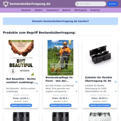 Screenshot bestandsübertragung.de