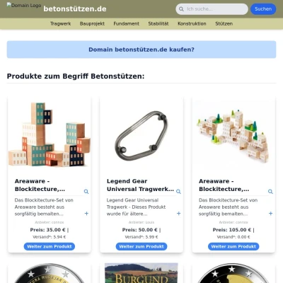 Screenshot betonstützen.de