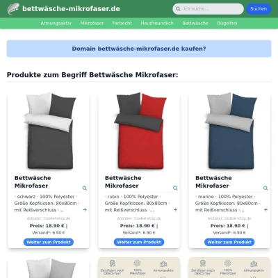 Screenshot bettwäsche-mikrofaser.de