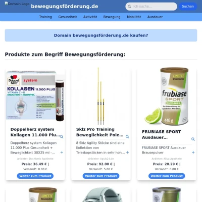 Screenshot bewegungsförderung.de