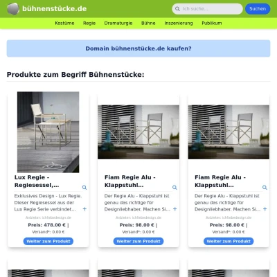 Screenshot bühnenstücke.de