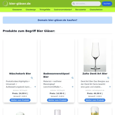 Screenshot bier-gläser.de