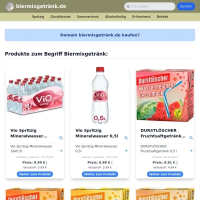 Screenshot biermixgetränk.de