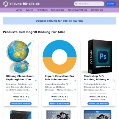 Screenshot bildung-für-alle.de