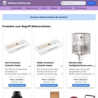 Screenshot bildverstärker.de