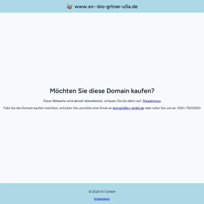 Screenshot bio-gärtner.de