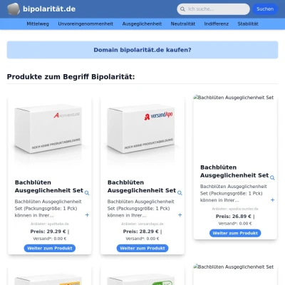 Screenshot bipolarität.de