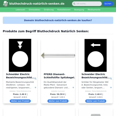 Screenshot bluthochdruck-natürlich-senken.de