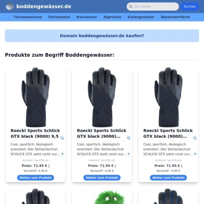 Screenshot boddengewässer.de