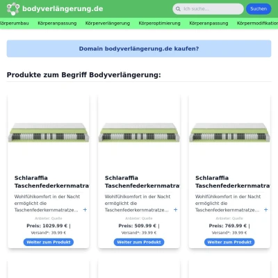 Screenshot bodyverlängerung.de