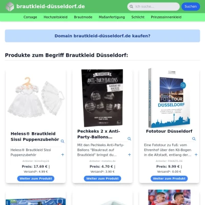 Screenshot brautkleid-düsseldorf.de