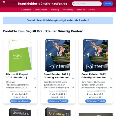 Screenshot brautkleider-günstig-kaufen.de