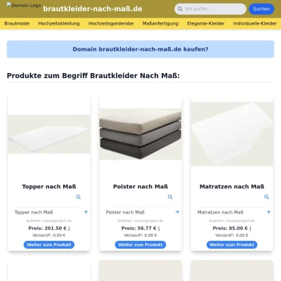 Screenshot brautkleider-nach-maß.de