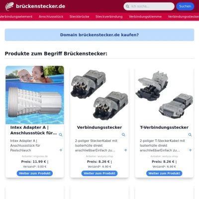 Screenshot brückenstecker.de