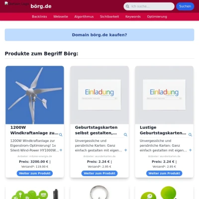 Screenshot börg.de