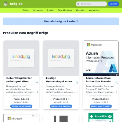 Screenshot brög.de