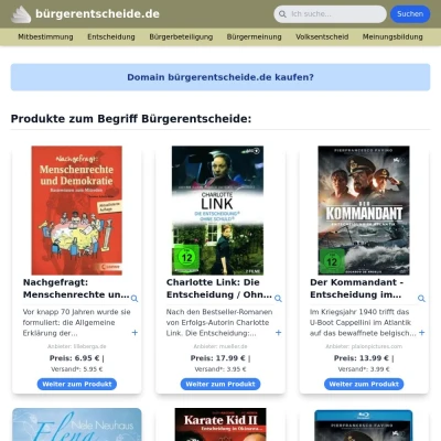 Screenshot bürgerentscheide.de