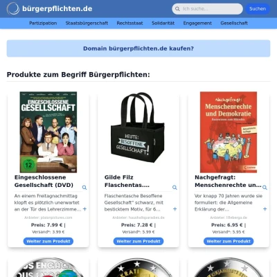 Screenshot bürgerpflichten.de