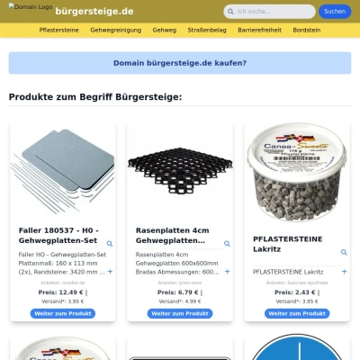 Screenshot bürgersteige.de