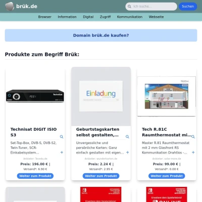 Screenshot brük.de